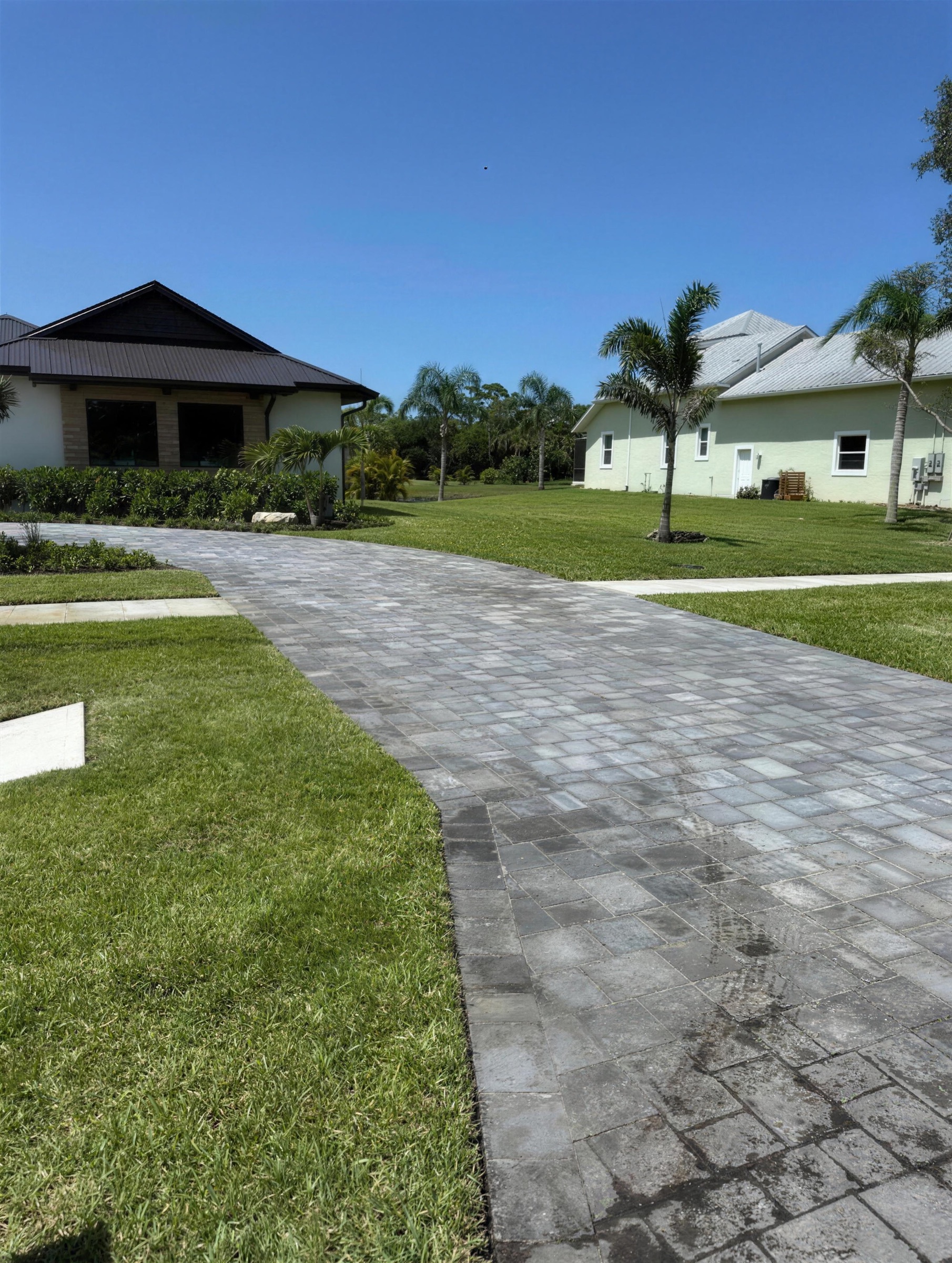 Sealed paver walkway in Satellite Beach area